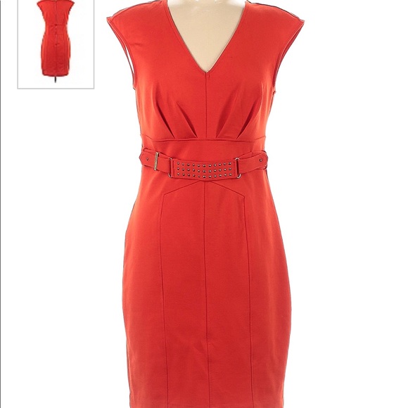 Jlo Red Sheath Dress - Picture 3 of 7